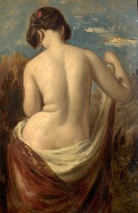Estudio de una figura semidesnuda